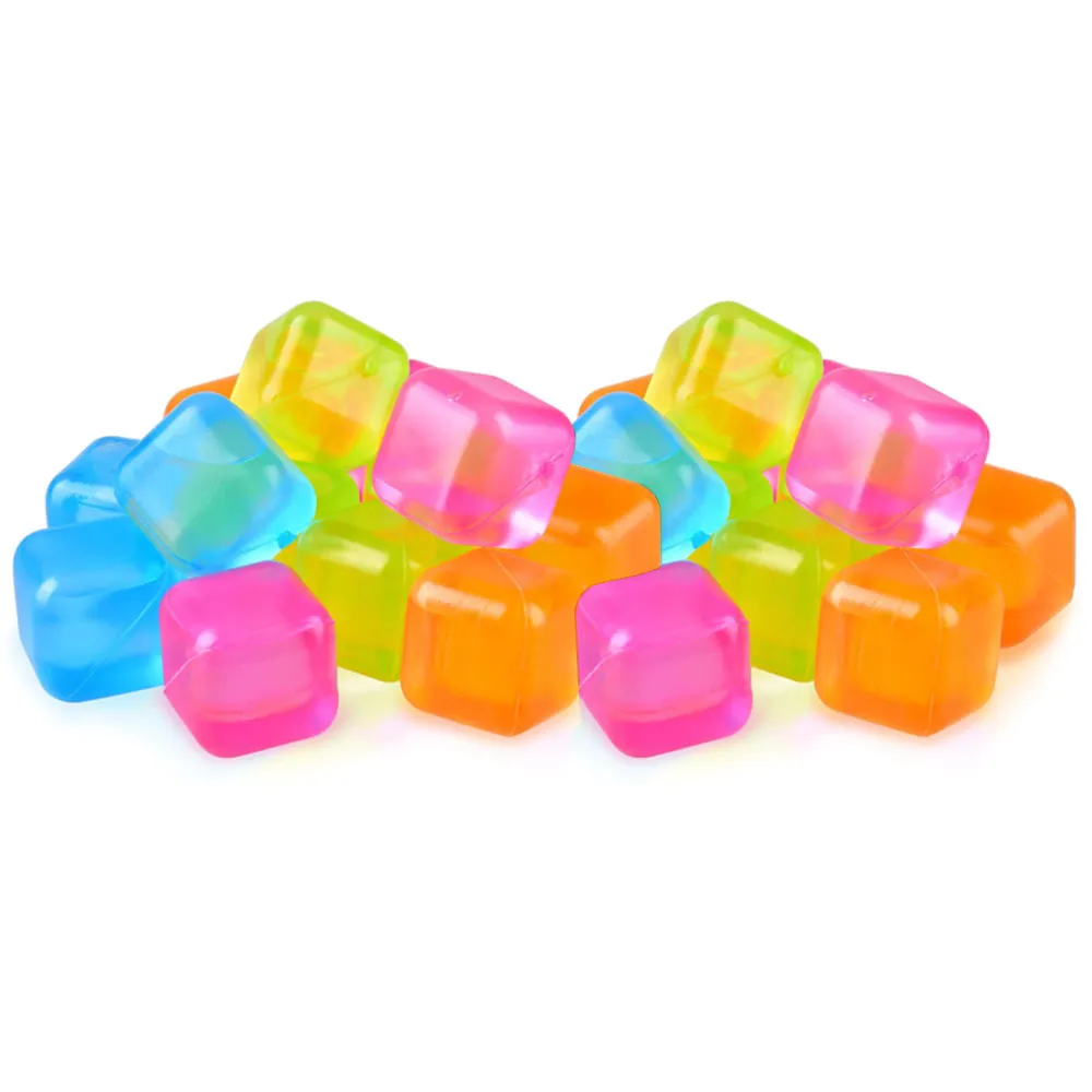 30 Reusable Ice Cubes Refreezable Drinks Whiskey Washable Non Melting Ice Cube