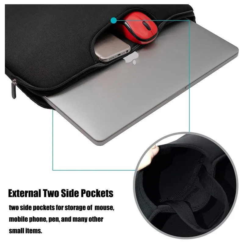 38x28x1.5cm Durable Slim Computer Handbag SE-124 BLACK