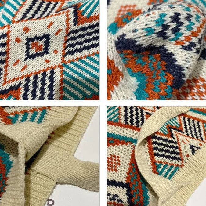 Aztec Soft Crochet Shoulder Bags