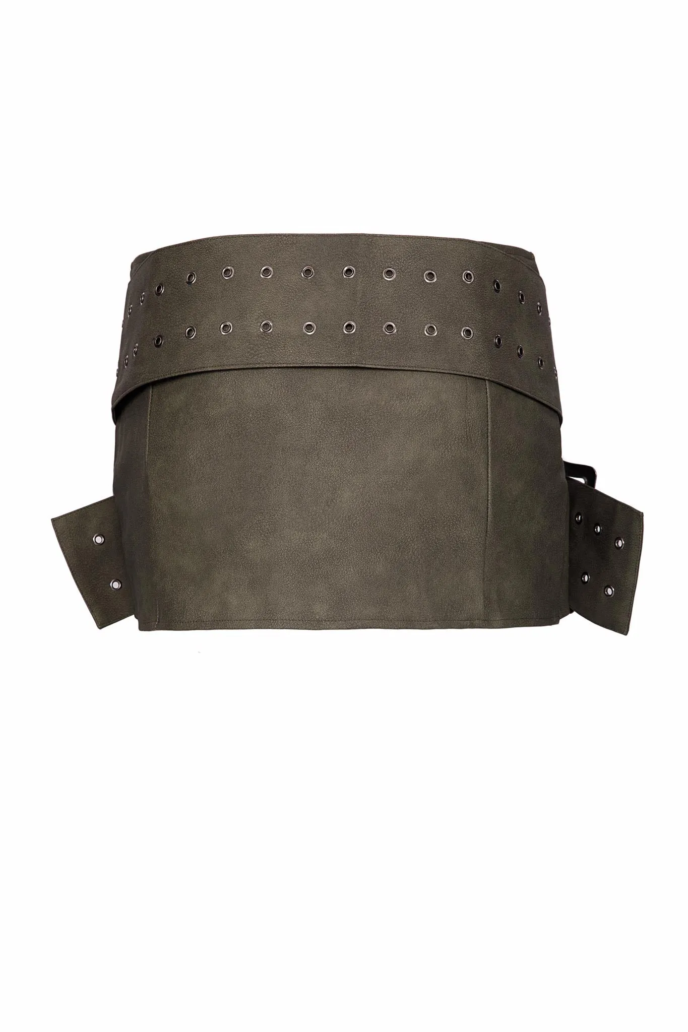 BELTED MINI SKIRT