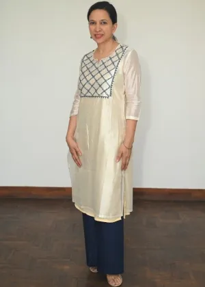 Blue basic palazzo