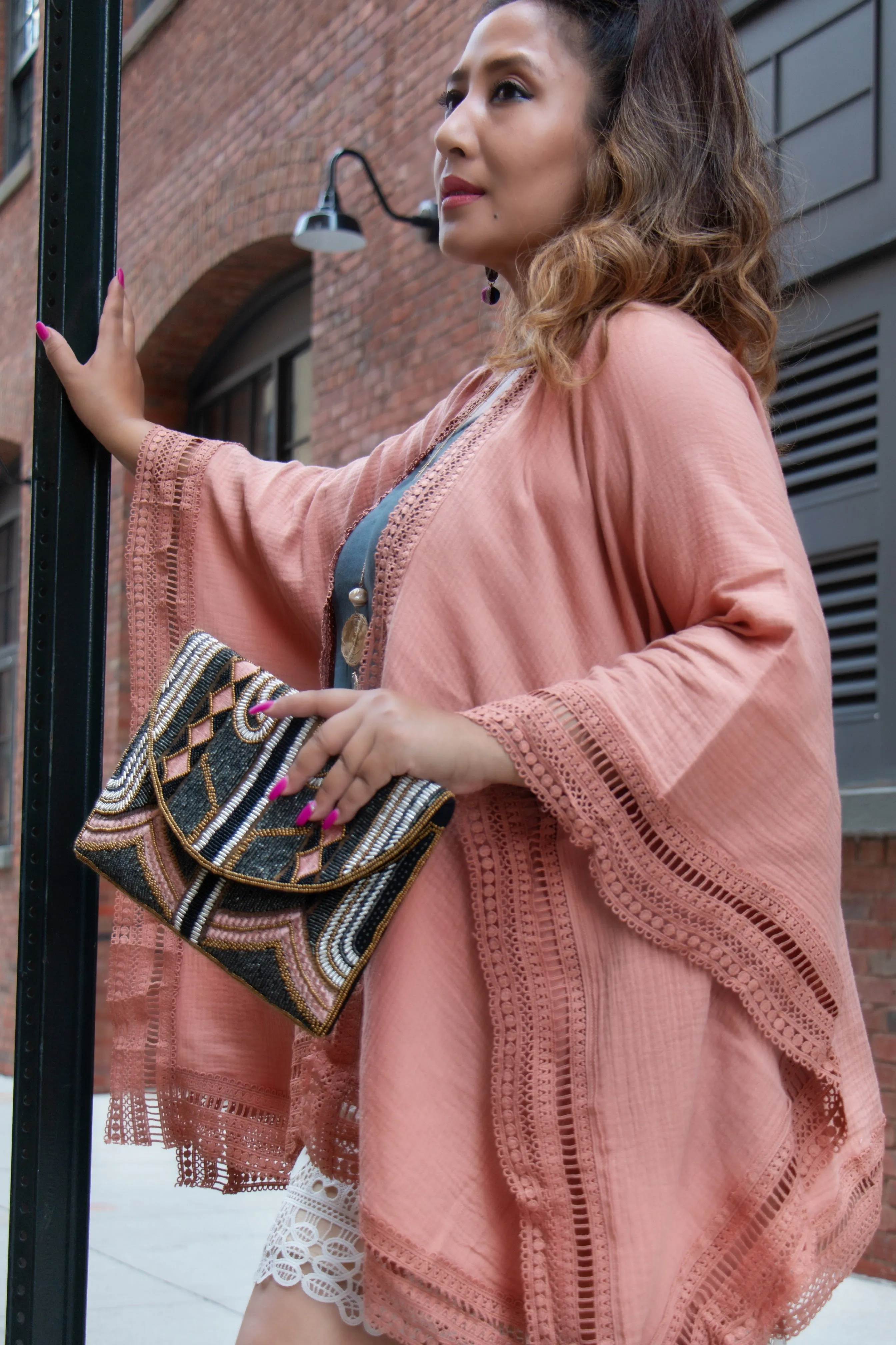 Cape Coral Embellished Crossbody
