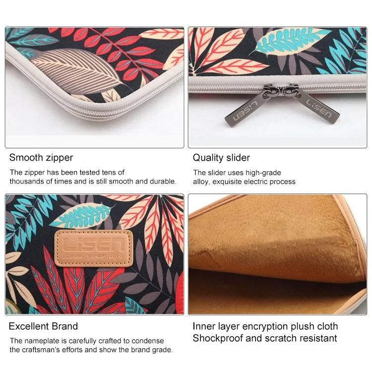 Colourful Leaves Sleeve Case for Macbook Samsung Sony Dell Alienware Chuwi Asus Hp Laptops