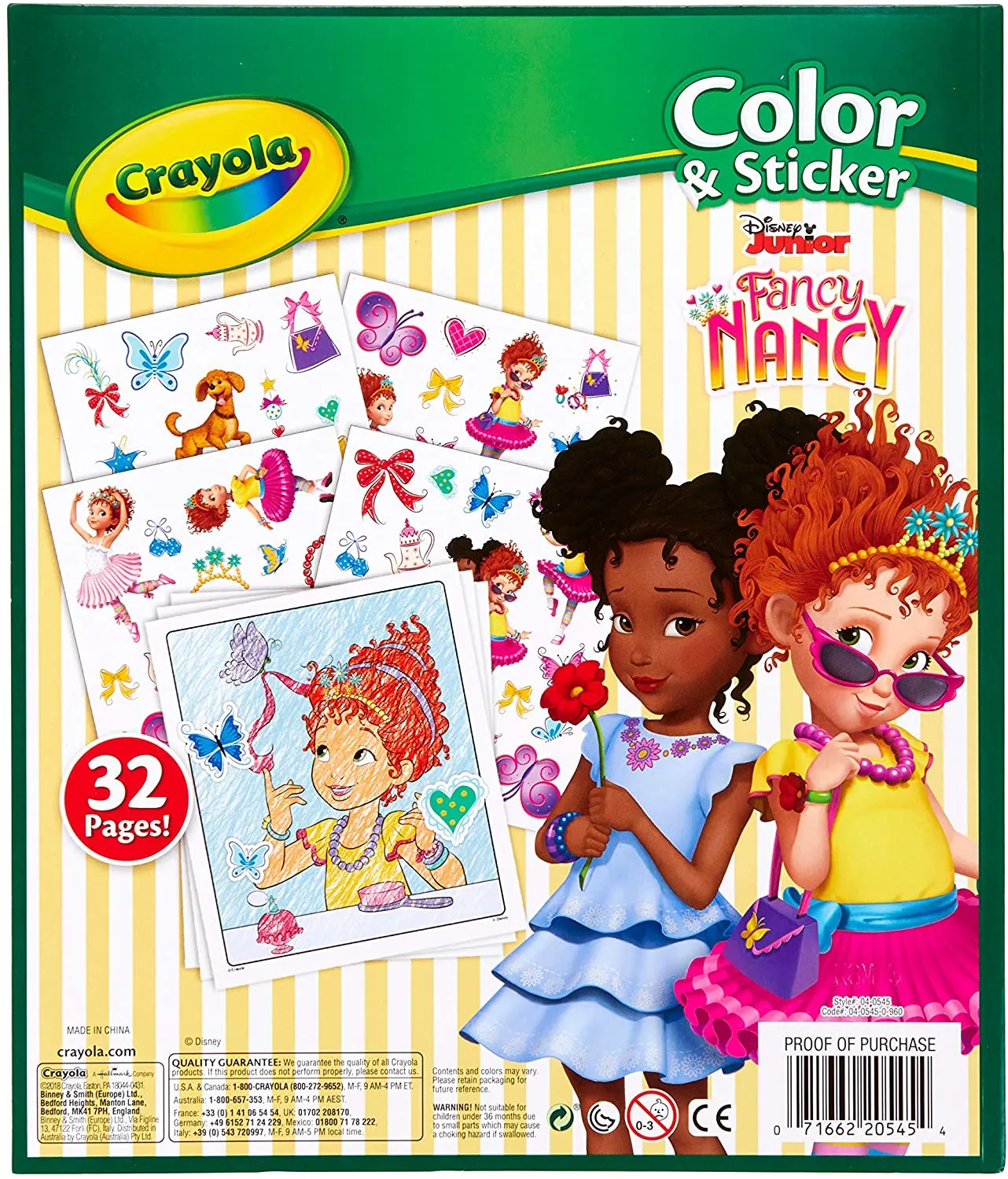 Crayola -Color & Sticker Fancy Nancy