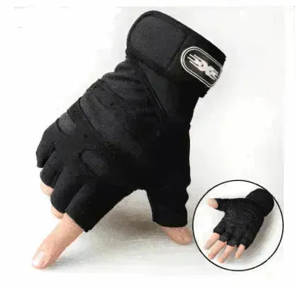 Cycling Gloves Half Finger Breathable Elastic for gym