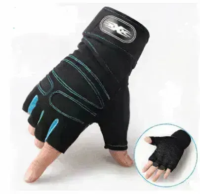 Cycling Gloves Half Finger Breathable Elastic for gym