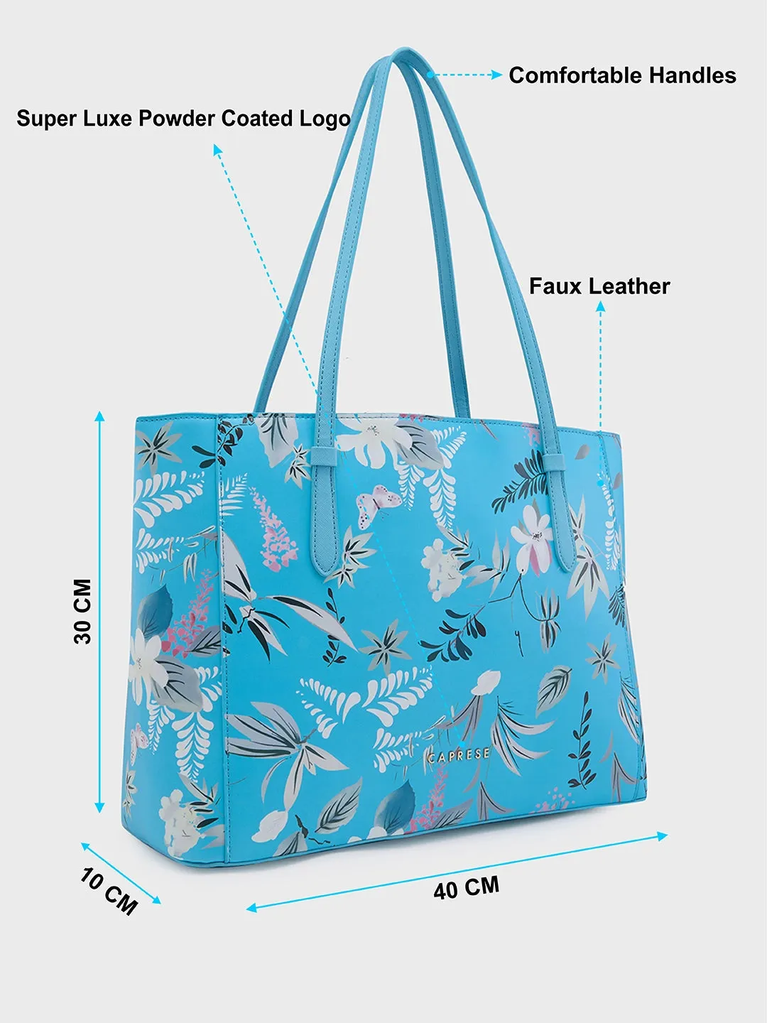 Gemma Tote Large Blue Handbag Blue