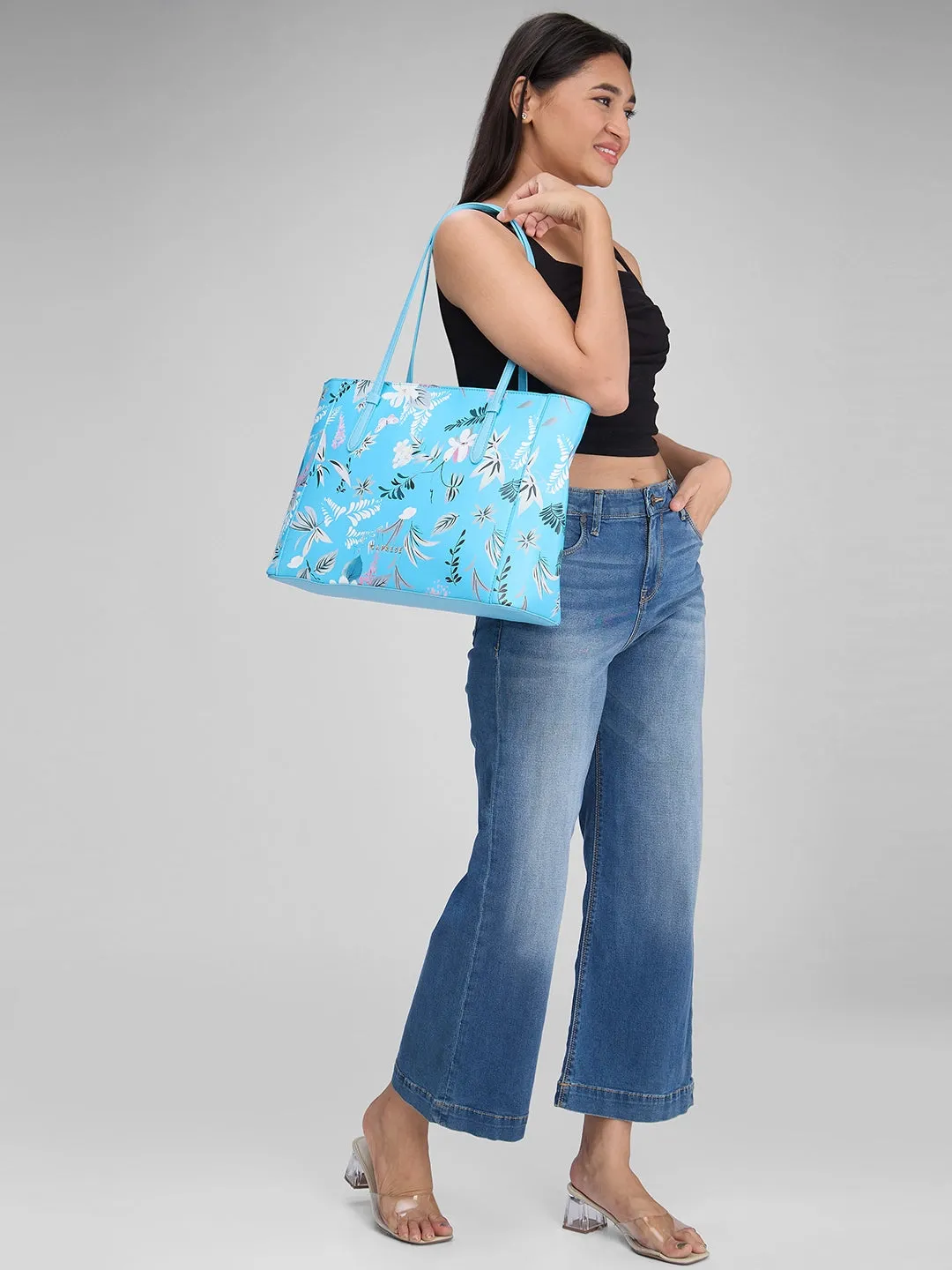 Gemma Tote Large Blue Handbag Blue