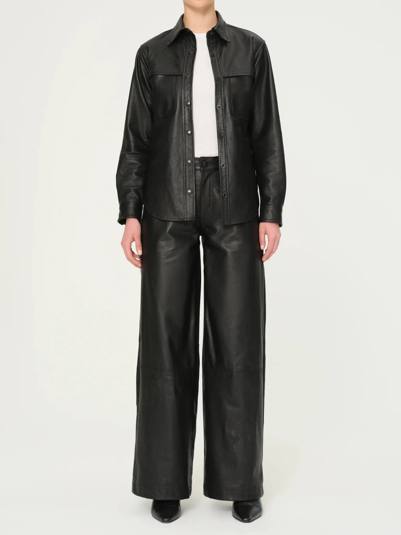 Ines Leather Shirt