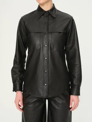 Ines Leather Shirt