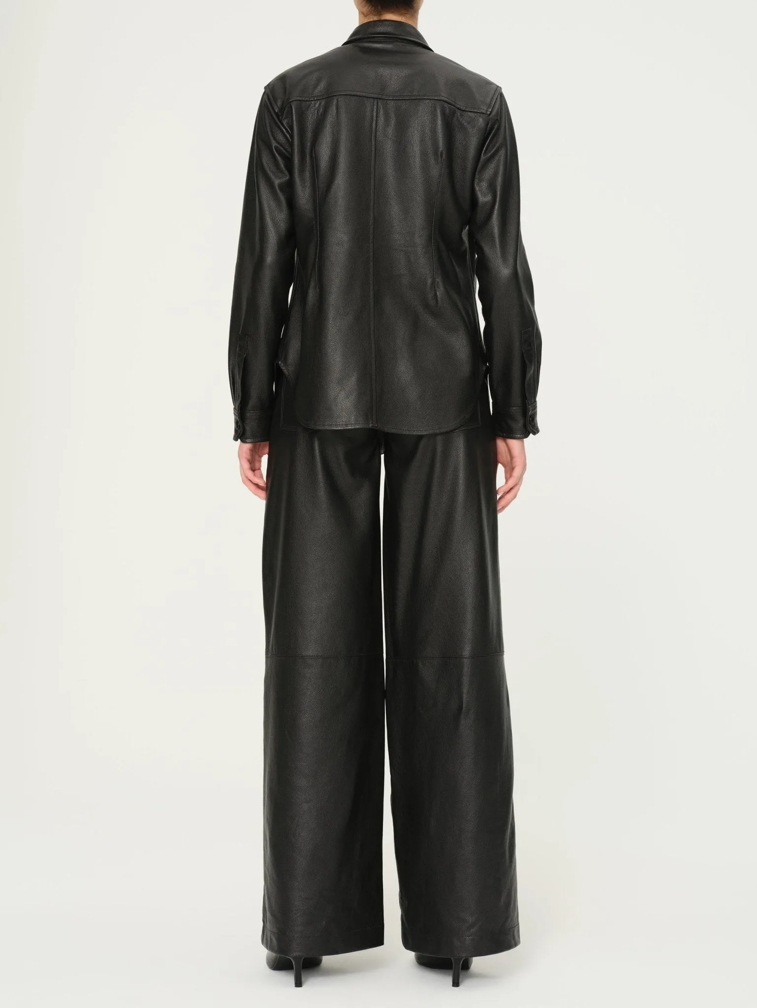Ines Leather Shirt