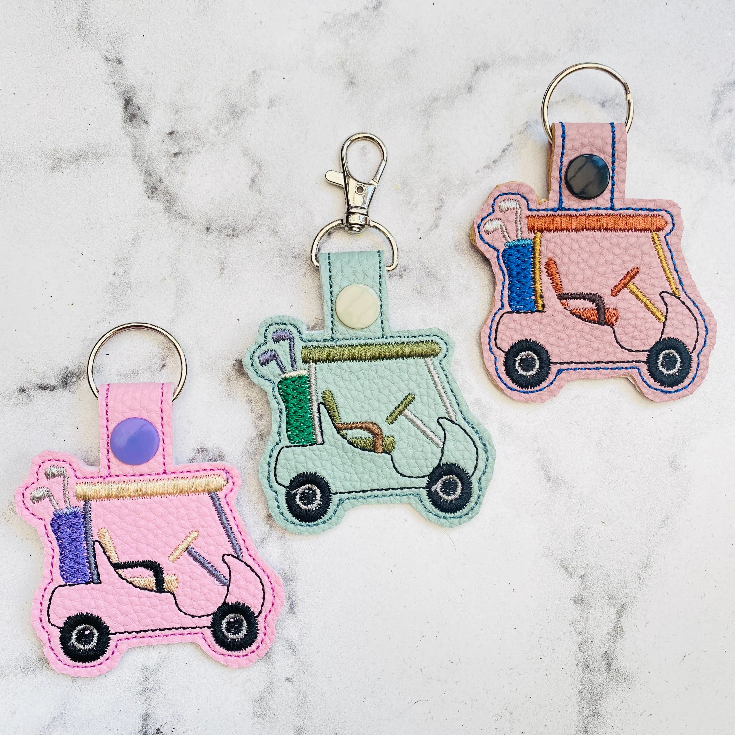 Keyring/Keychain - Golf Cart