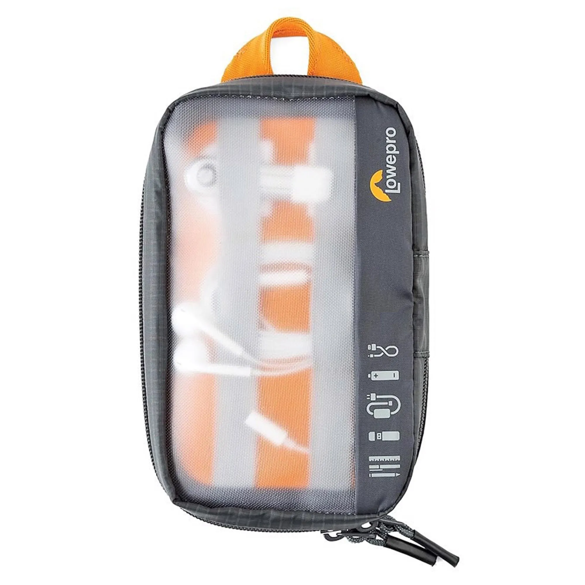 Lowepro Case GearUp Pouch Mini Ext 22x4.5x14 Int 19x4x11.5cm Dark Grey Box Size