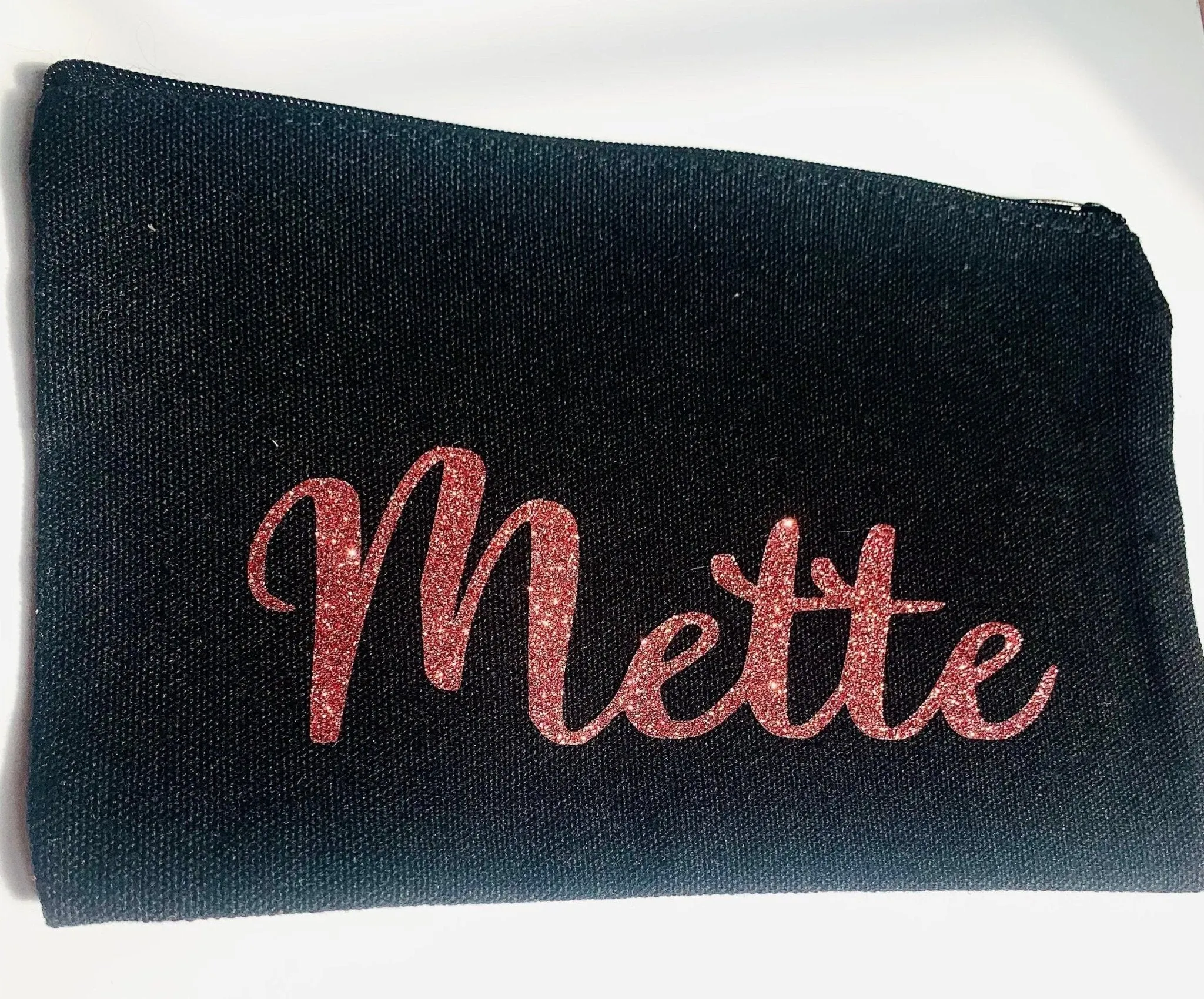 Makeup Bag | Personalized Makeup Bag | Mask Bag | Accessory Bag | Custom Made Bag |Cosmetic Pouch with Name | Maid of Honor Gift | Reusable