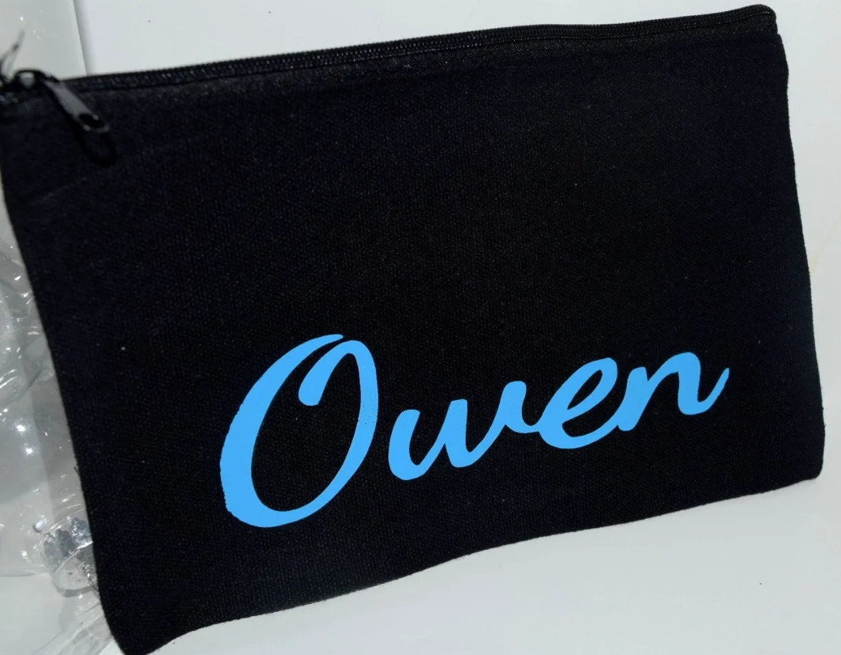 Makeup Bag | Personalized Makeup Bag | Mask Bag | Accessory Bag | Custom Made Bag |Cosmetic Pouch with Name | Maid of Honor Gift | Reusable