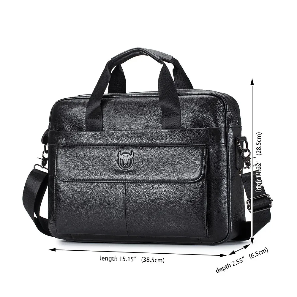 Men's Bag Genuine Leather Men Briefcase for Laptop 14 Messenger Men's Leather Bag
