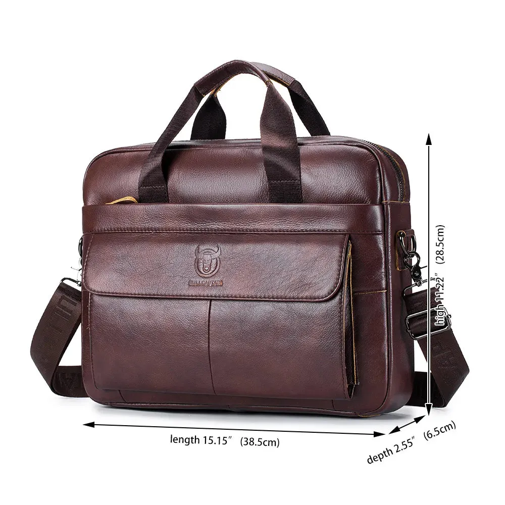 Men's Bag Genuine Leather Men Briefcase for Laptop 14 Messenger Men's Leather Bag