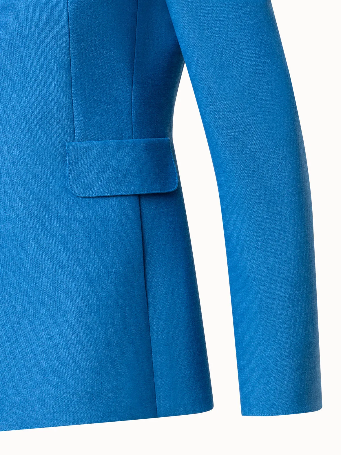Pebble Crpe One Button Jacket