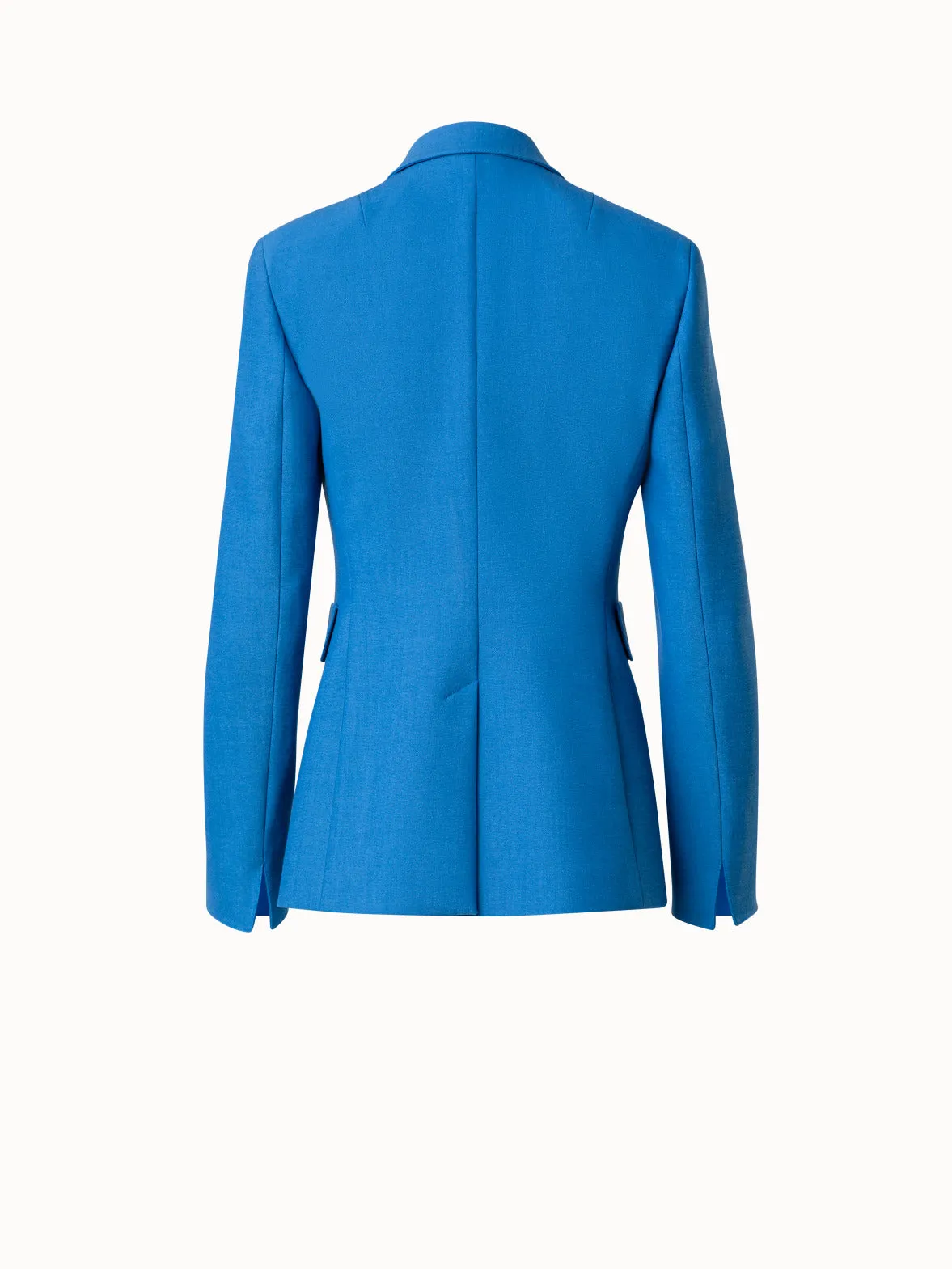 Pebble Crpe One Button Jacket
