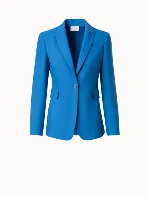 Pebble Crpe One Button Jacket