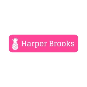 Pineapple Name Labels
