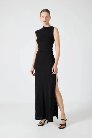 Rolling Stone Maxi Dress Black