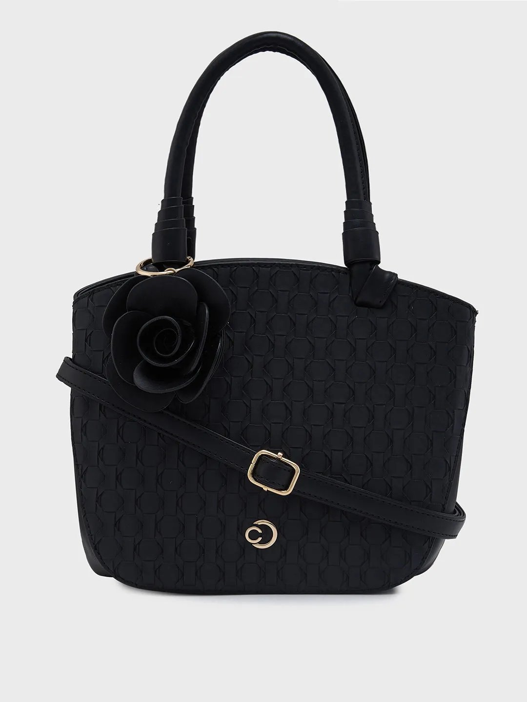 Rosa Tote Medium Black Handbag Black