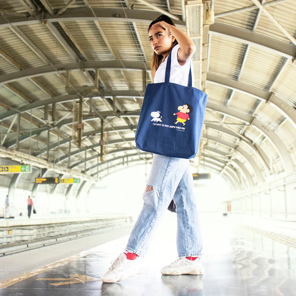 Shinchan: Shiro Zipper Tote Bag