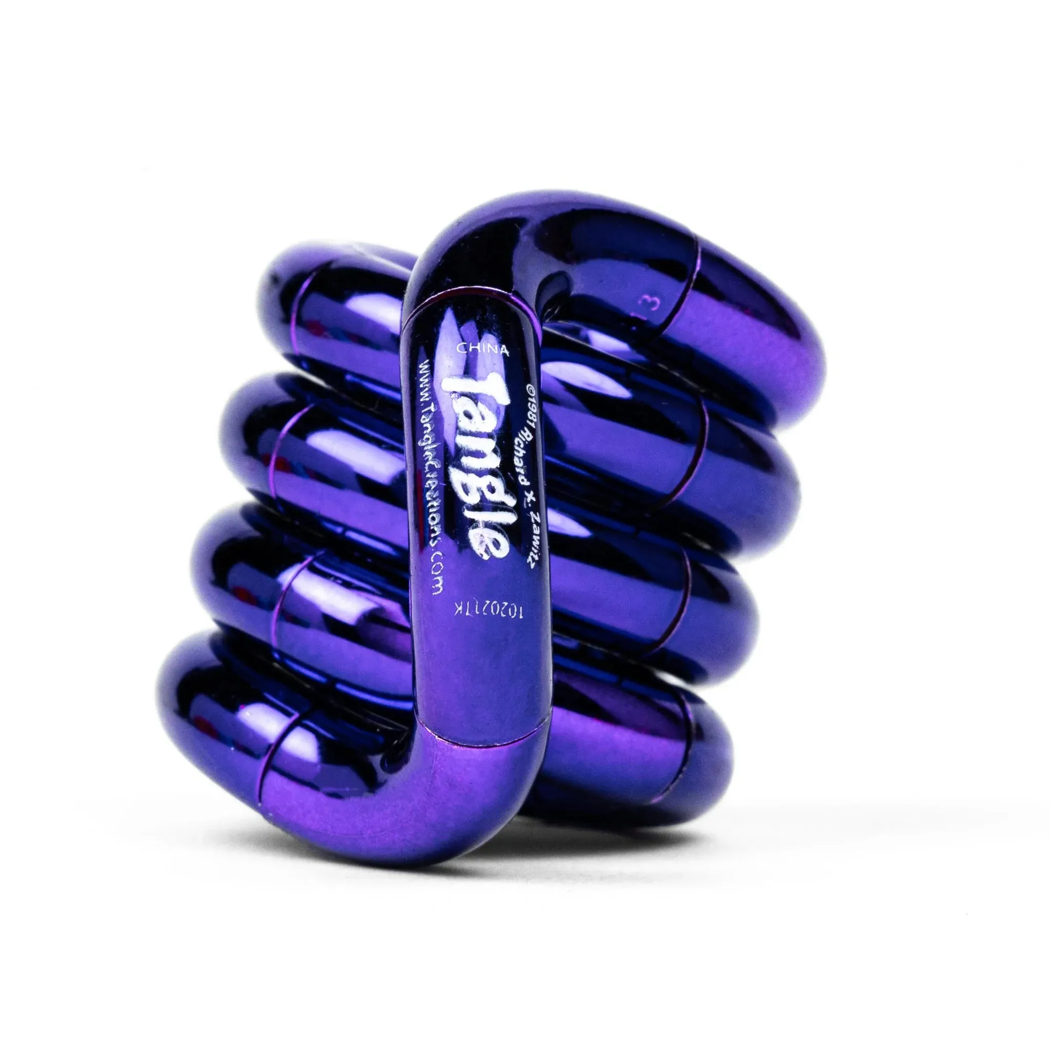 Tangle Jr Metallic Fidget Travel Toys 3yrs 