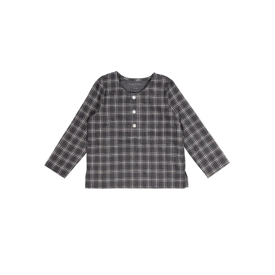 The Corduroy Tunic -  Steel Check