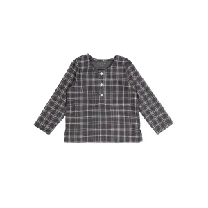 The Corduroy Tunic -  Steel Check