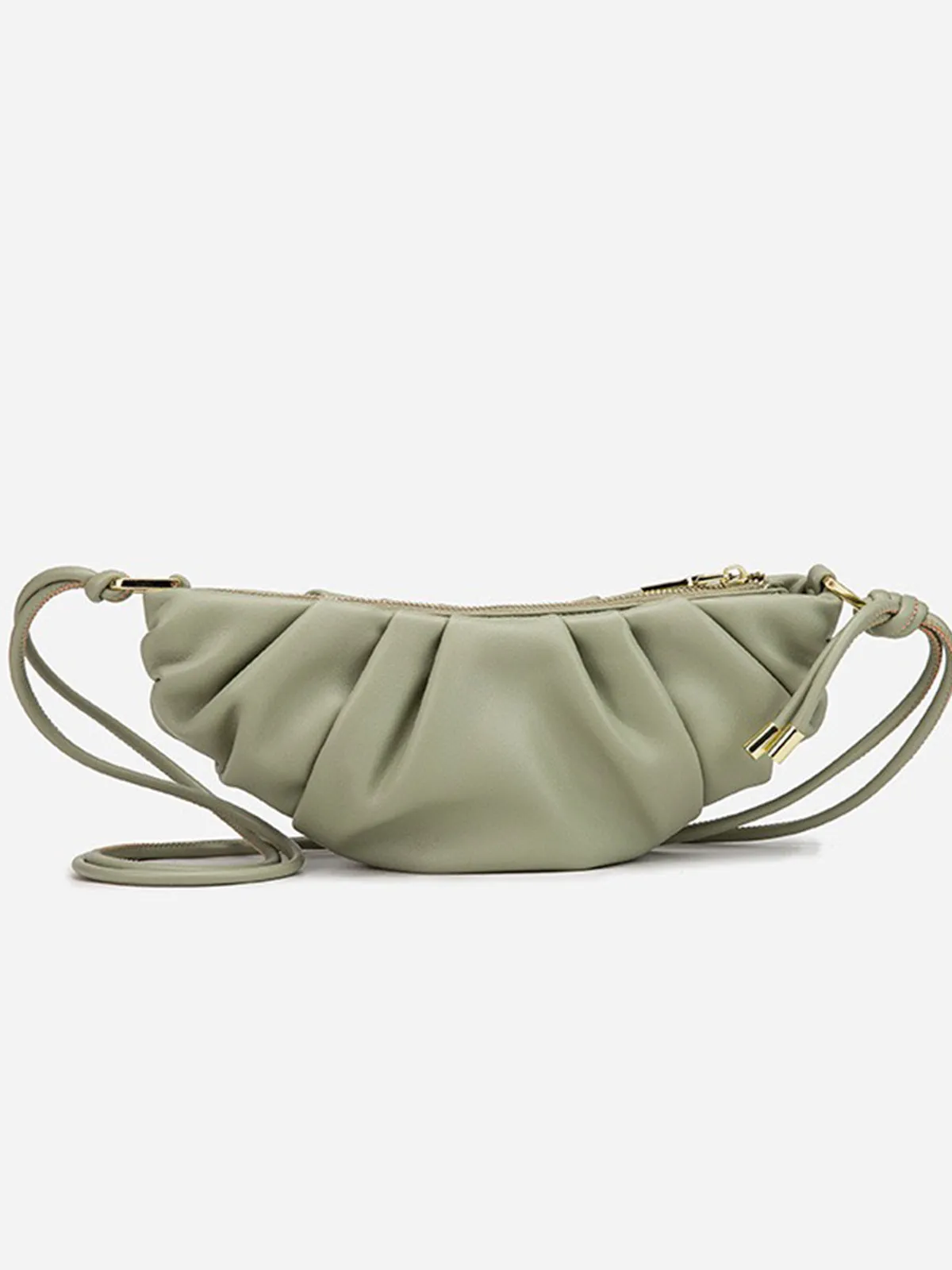 Vegan Leather Croissant Bag