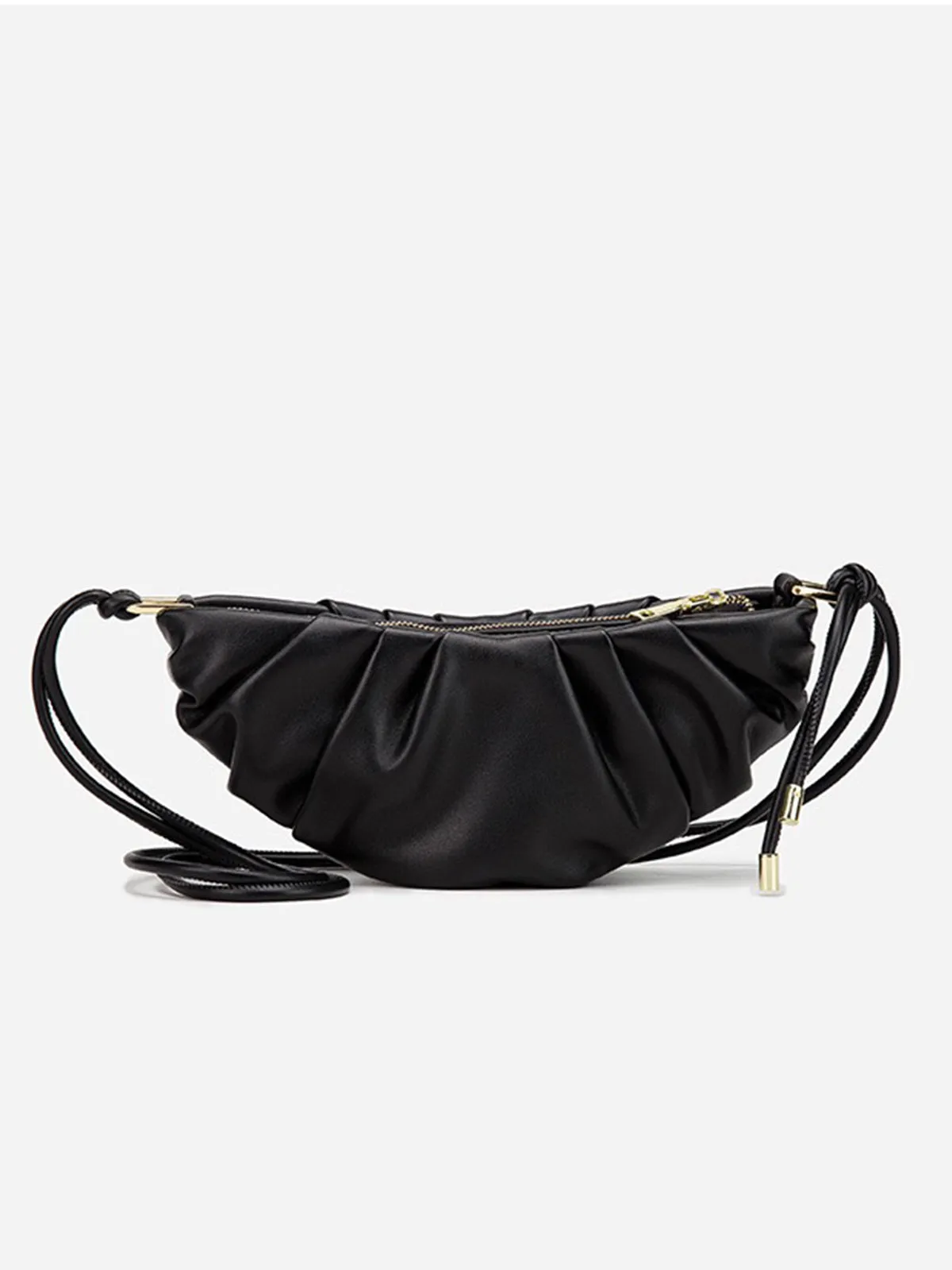 Vegan Leather Croissant Bag