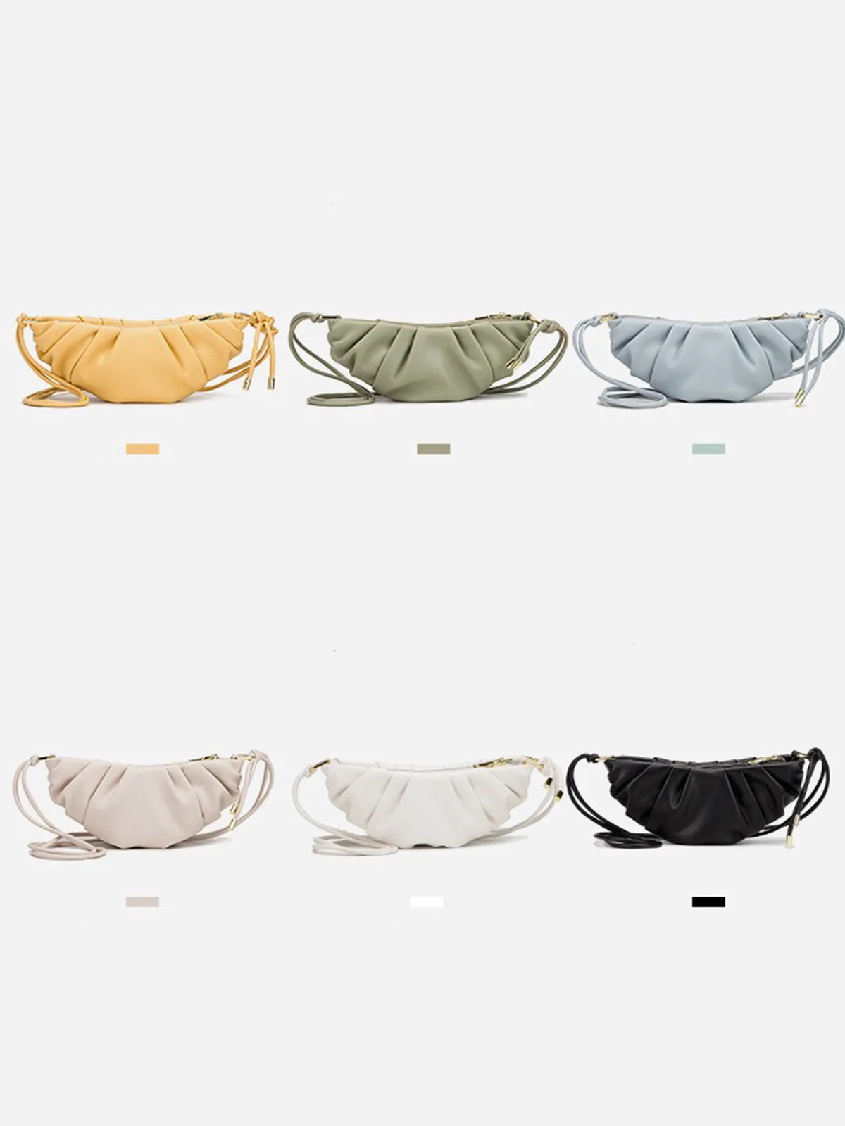 Vegan Leather Croissant Bag