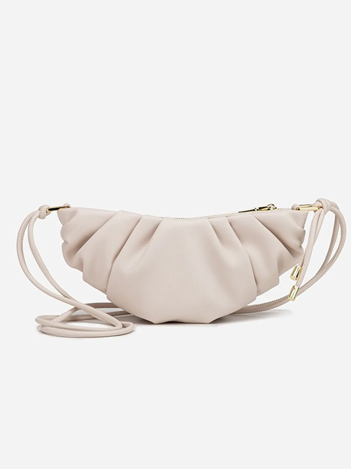 Vegan Leather Croissant Bag