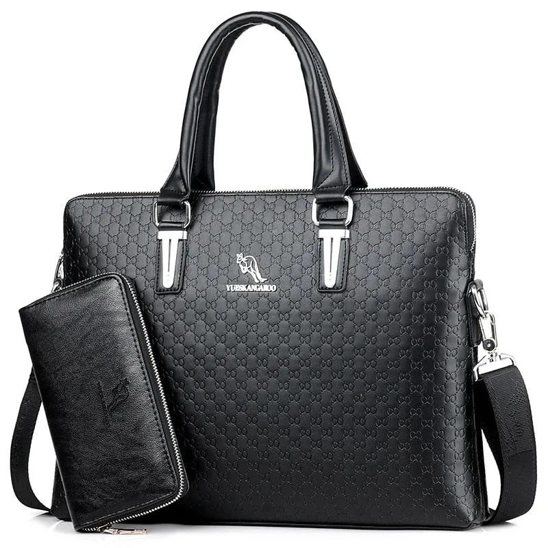 West Louis Convenient Document Briefcase