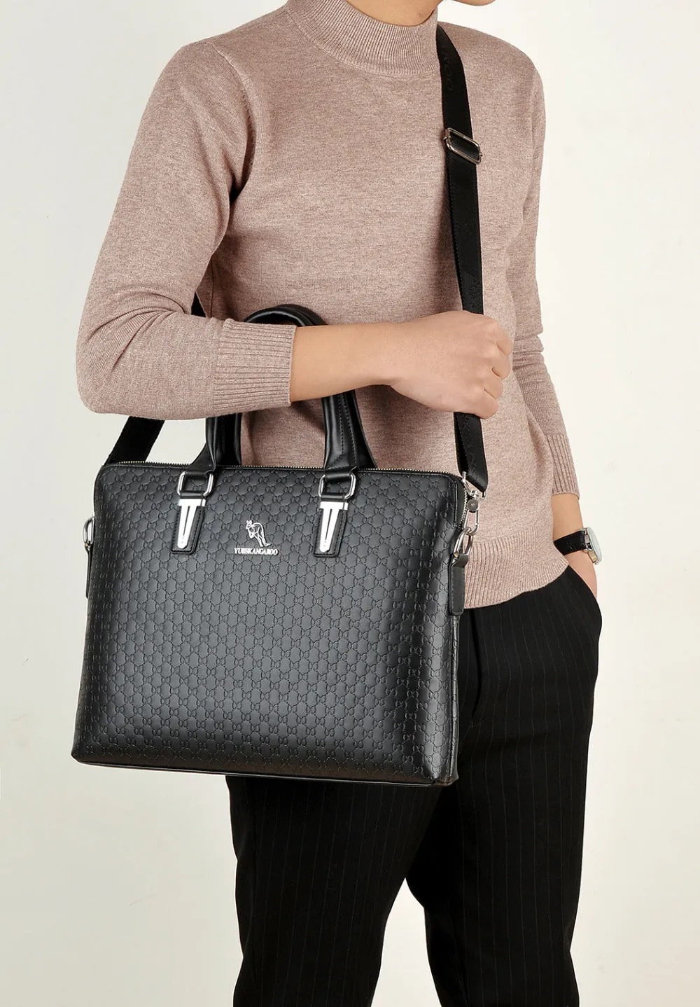 West Louis Convenient Document Briefcase