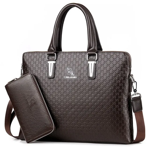 West Louis Convenient Document Briefcase