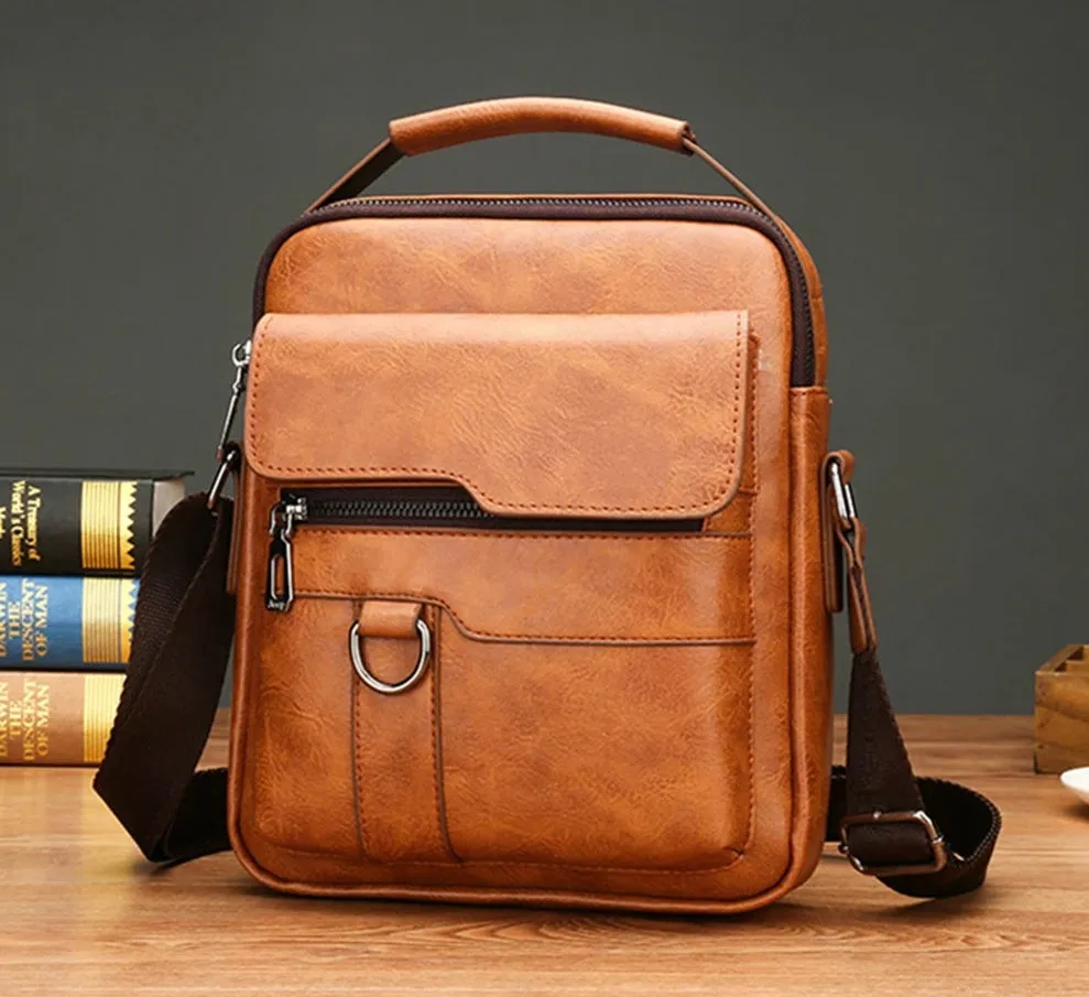 West Louis Stylish Leather Briefcase
