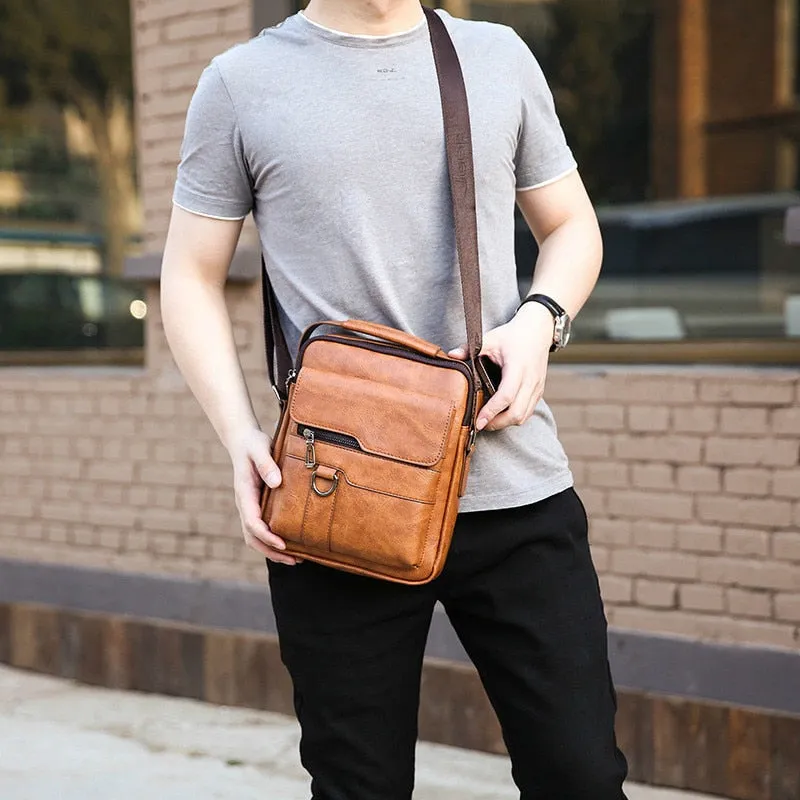 West Louis Stylish Leather Briefcase