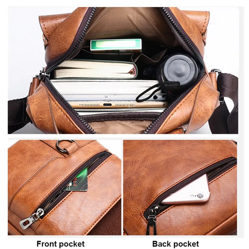 West Louis Stylish Leather Briefcase