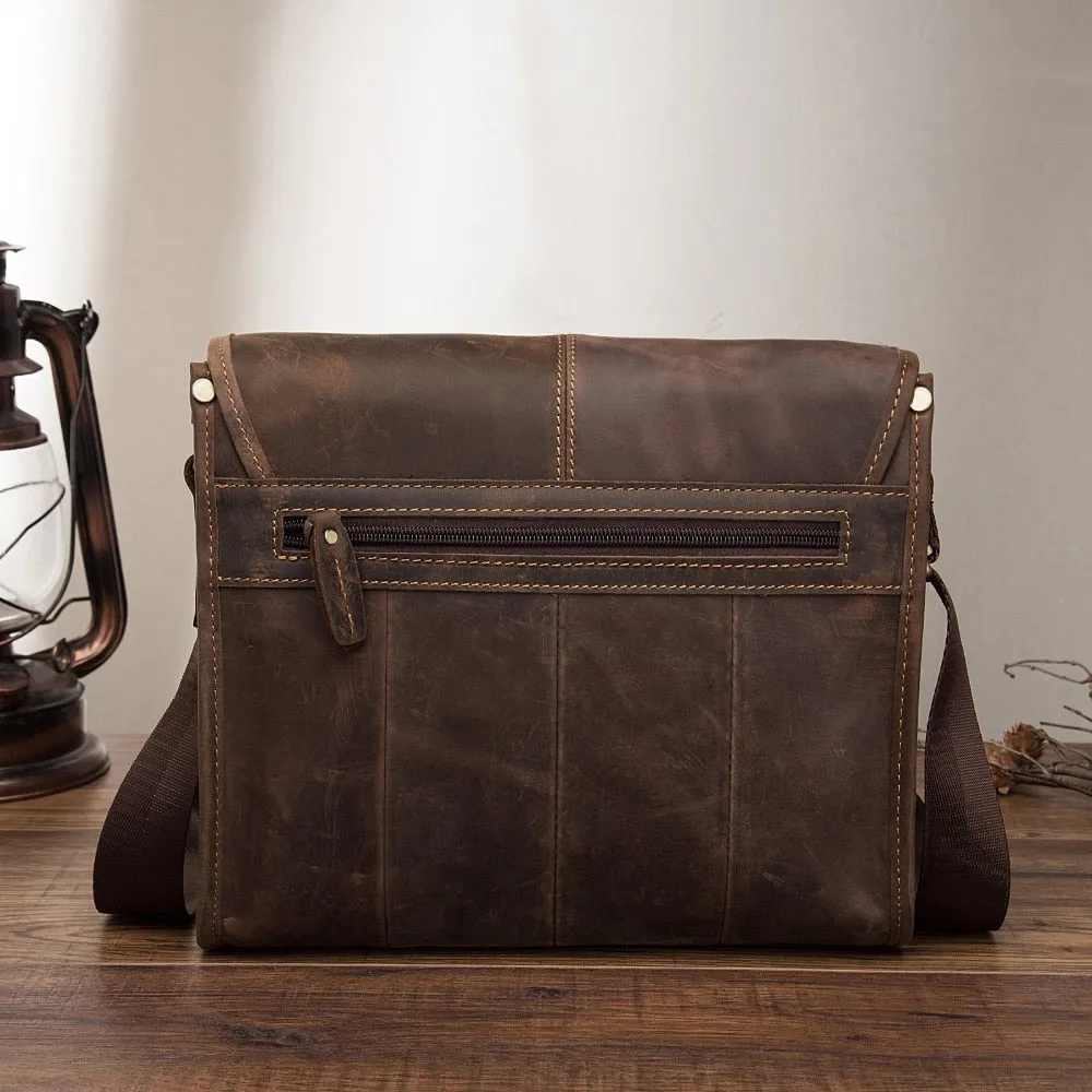 West Louis Vintage Lawyer Business-Men Leather Briefcase