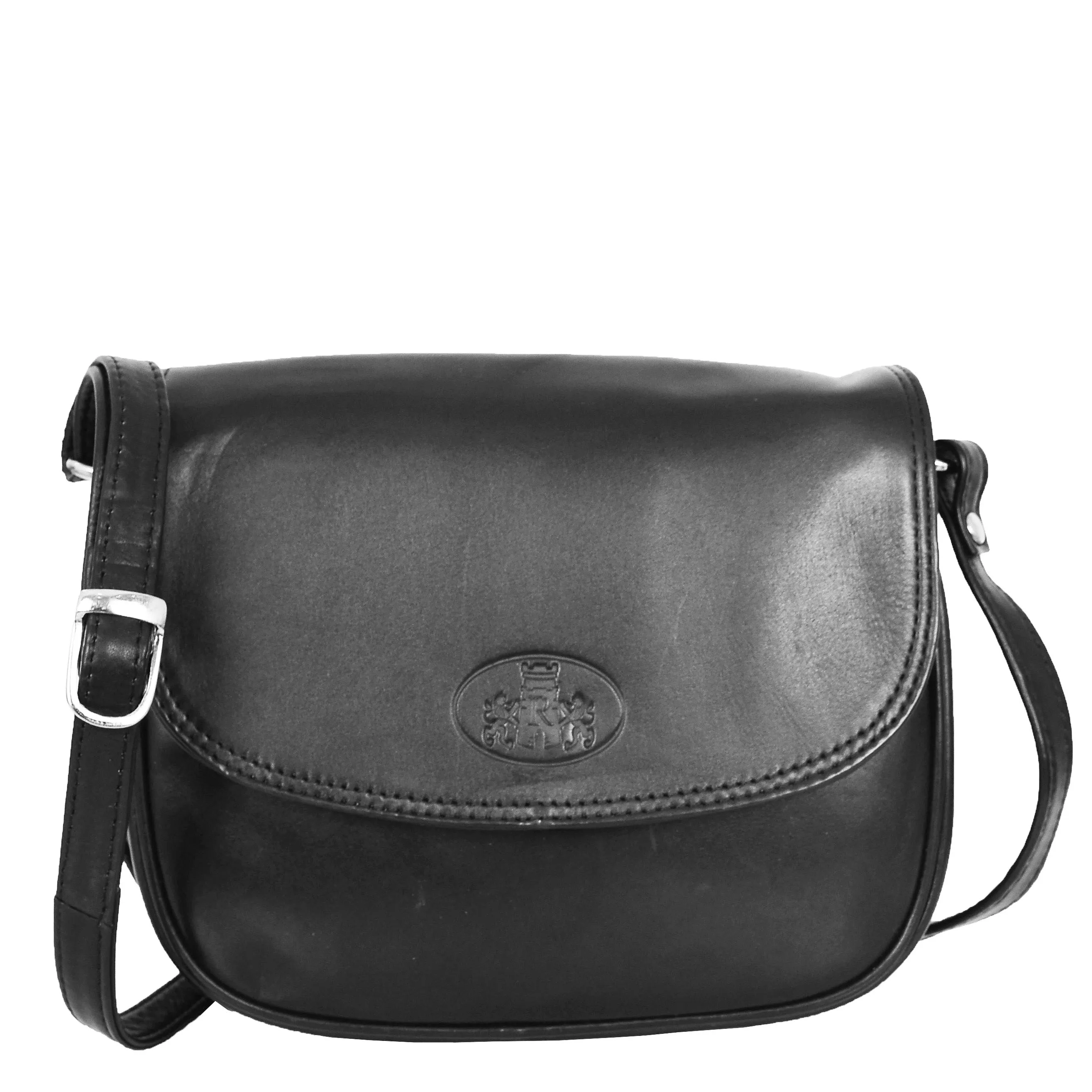 Womens Real Soft Leather Shoulder Bag Casual Cross Body Handbag Jazz Black