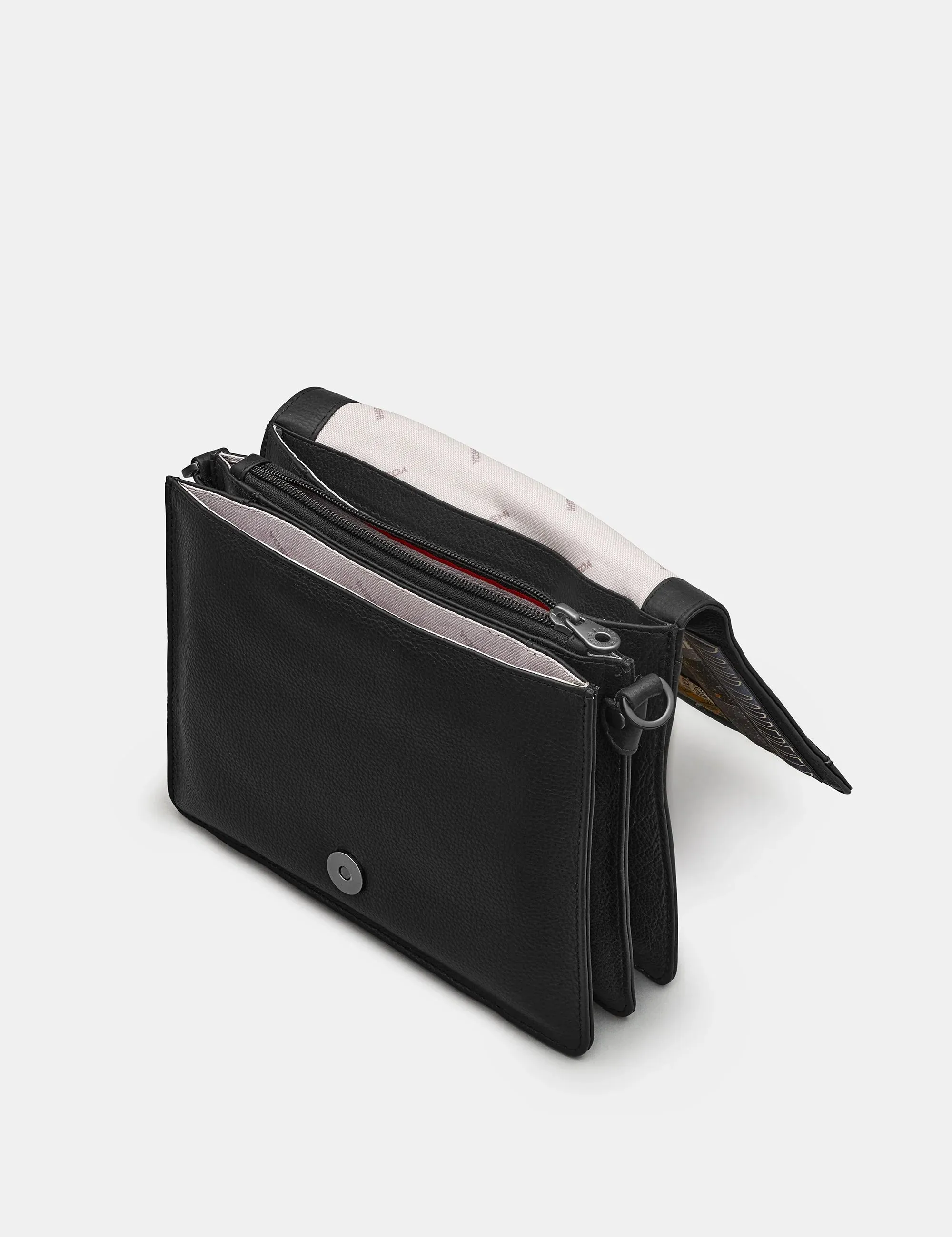 Yoshi Black Flap Over Bookworm Bag